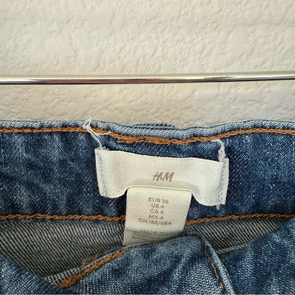 H&M Denim Shorts With Lacing Size 4 - Picture 10 of 10